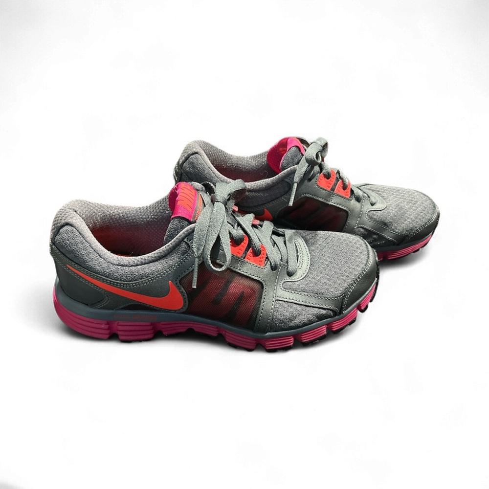 Nike Gray and Pink Athletic Shoes